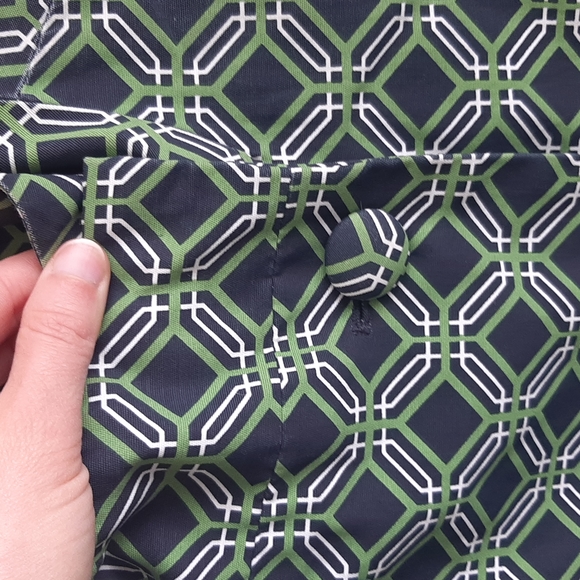 Women's Banana Republic Petite Retro 60's Printed Trench Coat Size XS - Picture 5 of 16